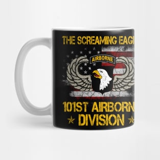 101st Airborne Paratrooper US Army Veteran Vintage Mug